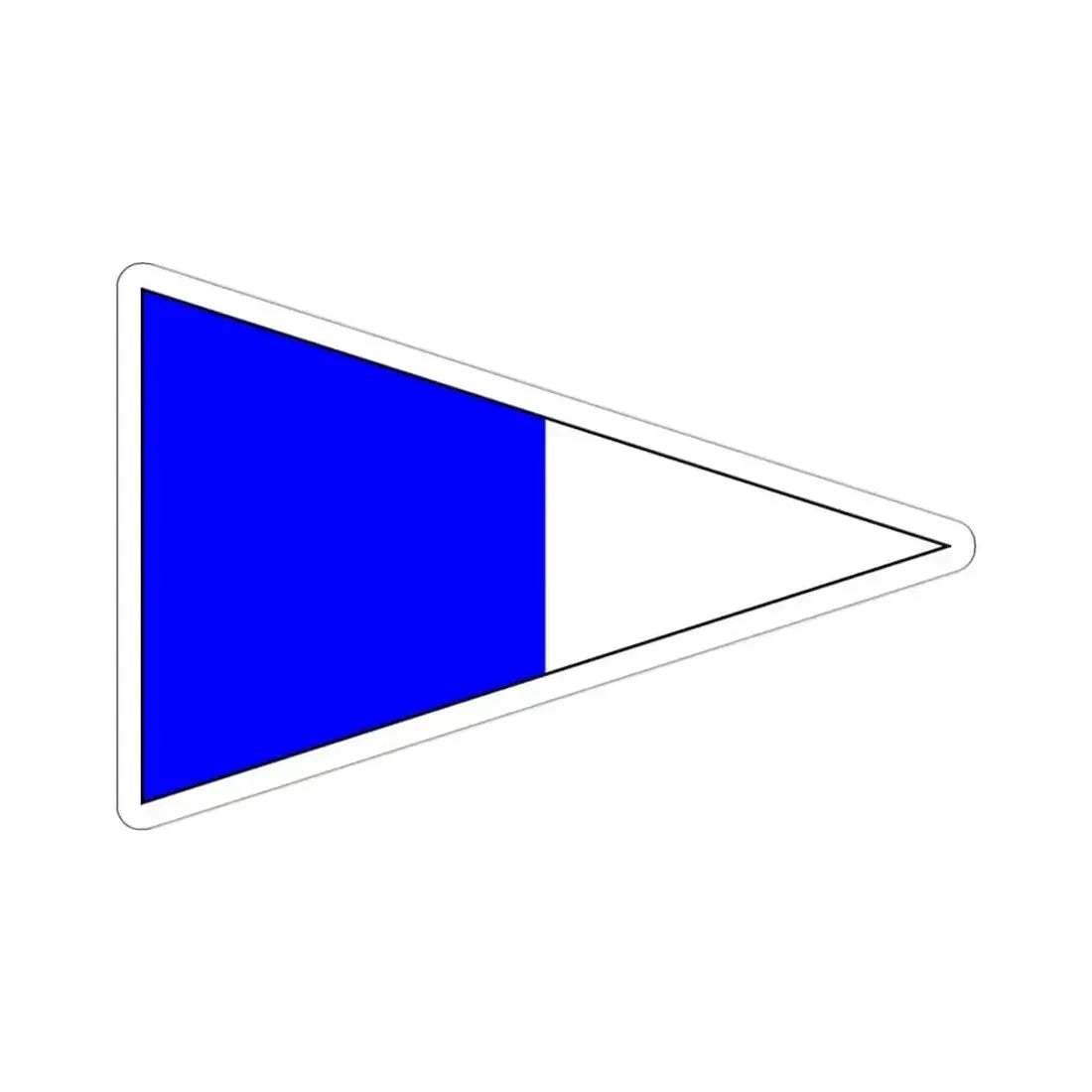 ICS Repeat Two (International Code of Signals) STICKER Vinyl Die-Cut Decal 3 Inch - The Sticker Space