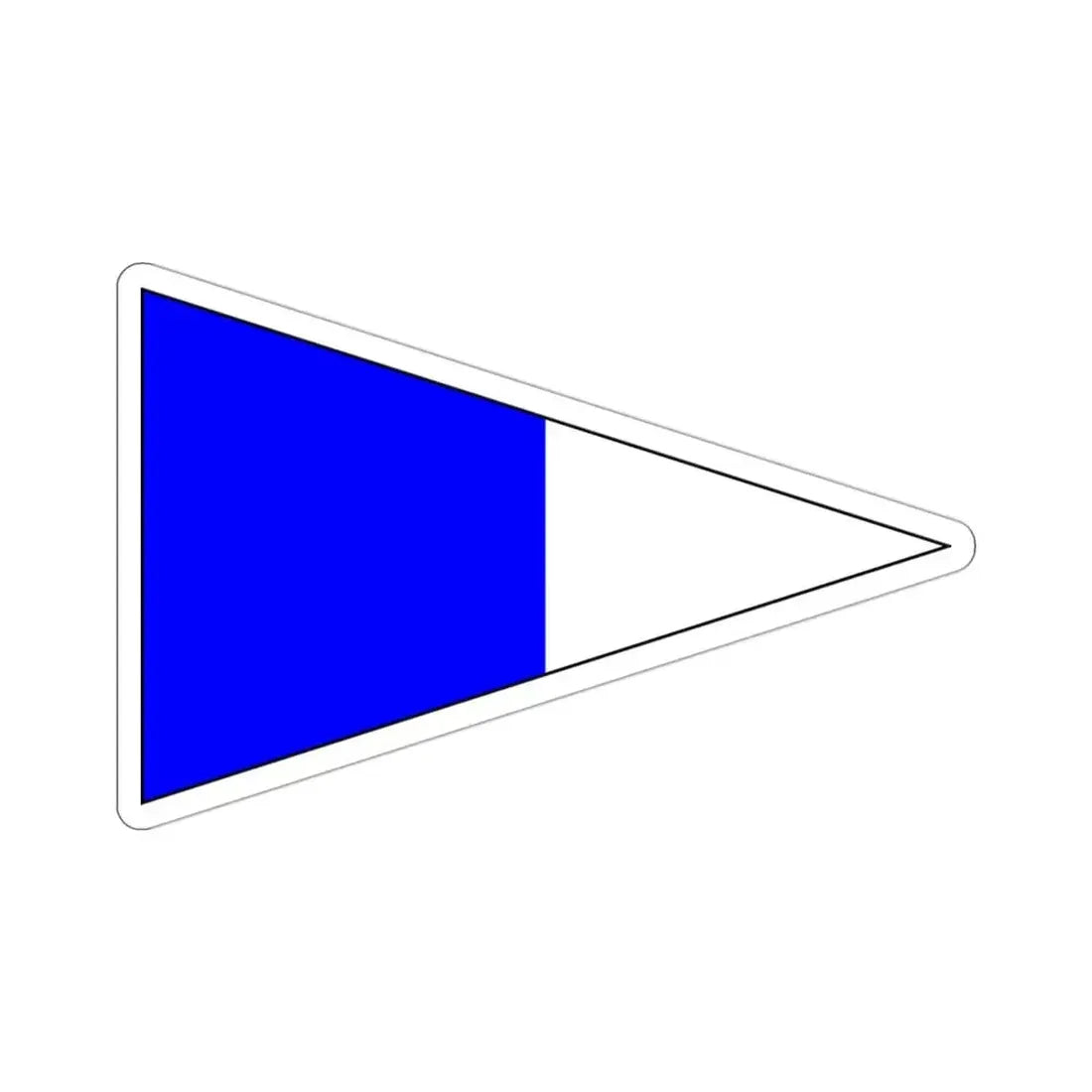 ICS Repeat Two (International Code of Signals) STICKER Vinyl Die-Cut Decal 3 Inch - The Sticker Space