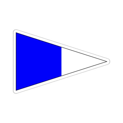 ICS Repeat Two (International Code of Signals) STICKER Vinyl Die-Cut Decal 3 Inch - The Sticker Space