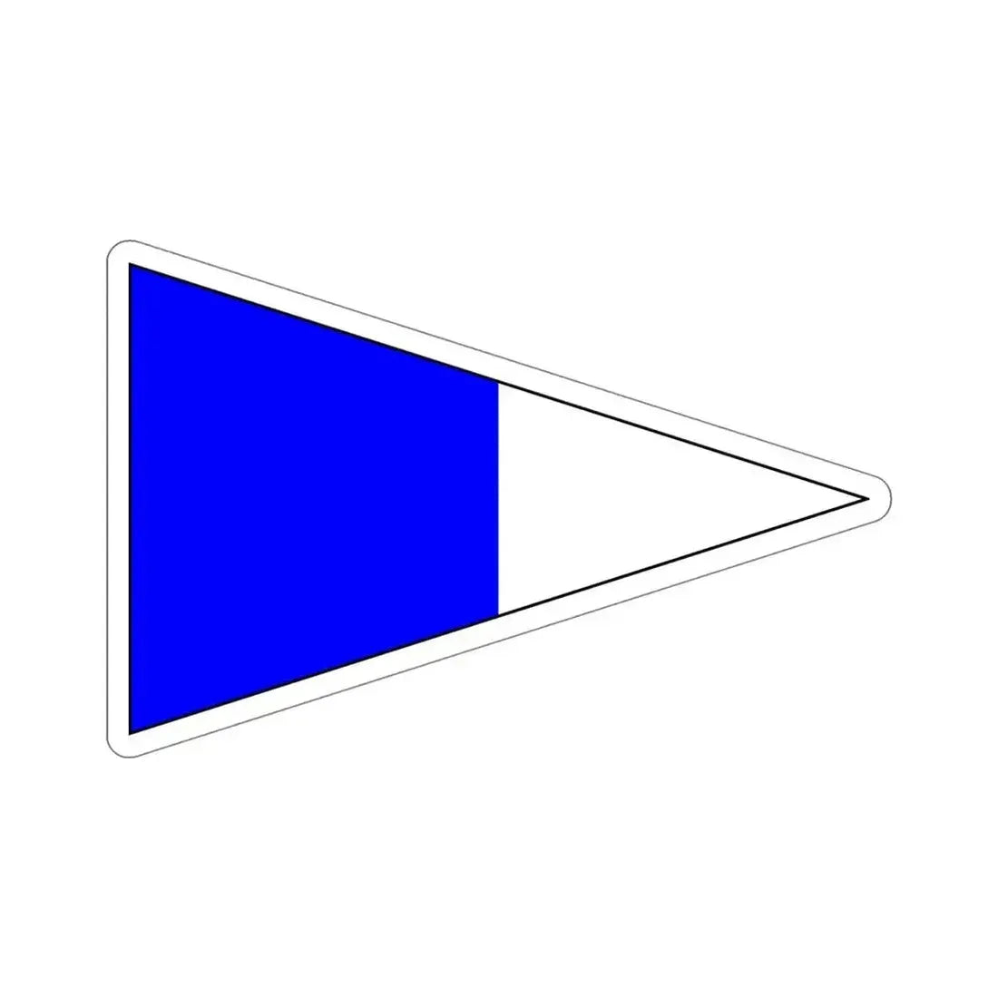 ICS Repeat Two (International Code of Signals) STICKER Vinyl Die-Cut Decal 6 Inch - The Sticker Space