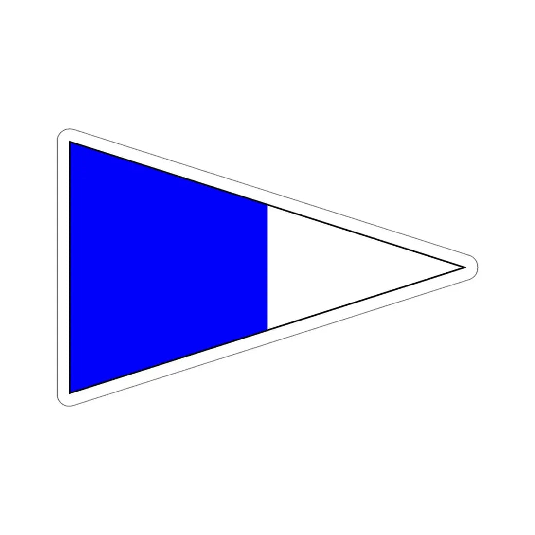 ICS Repeat Two (International Code of Signals) STICKER Vinyl Die-Cut Decal - The Sticker Space