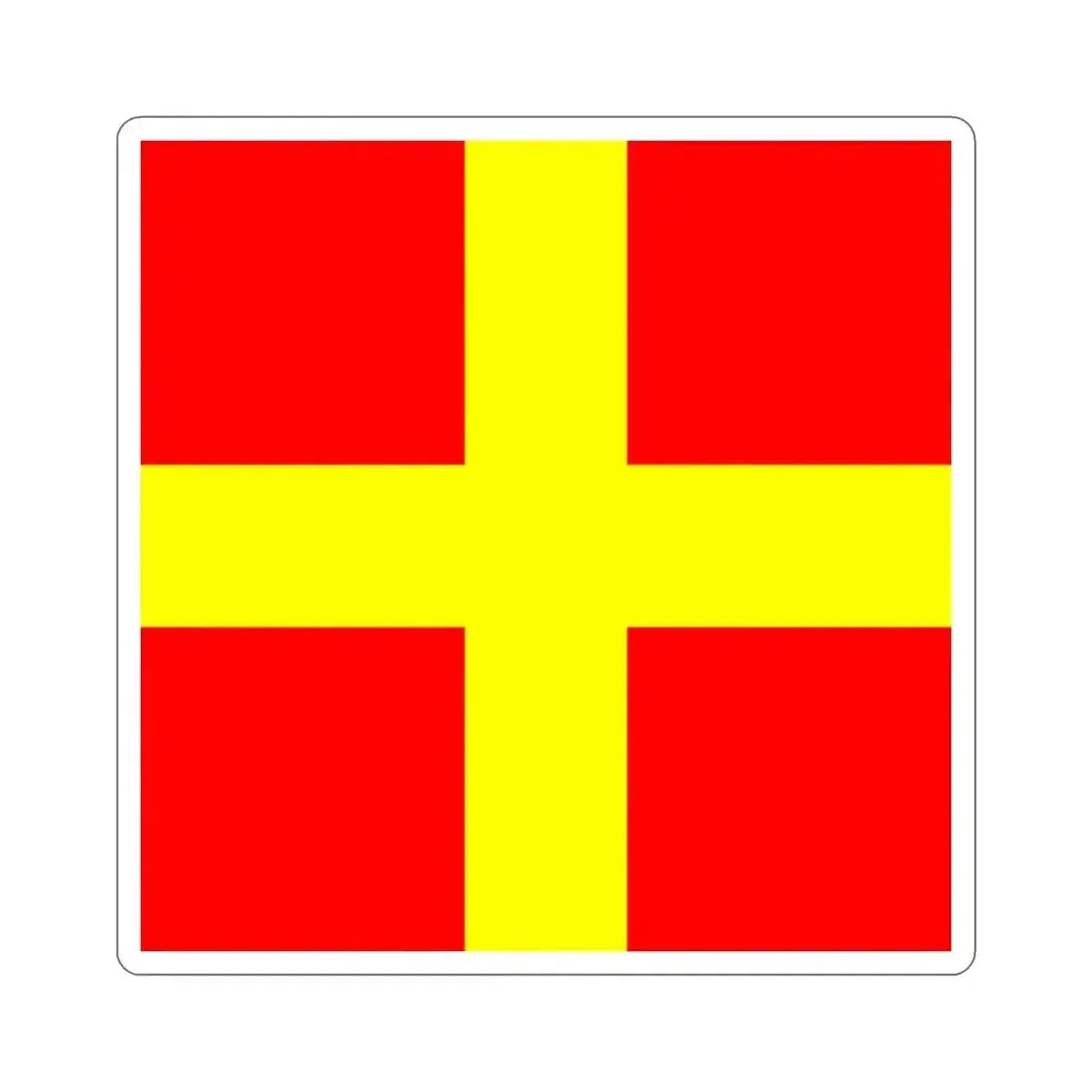 ICS Romeo (International Code of Signals) STICKER Vinyl Die-Cut Decal 2 Inch - The Sticker Space