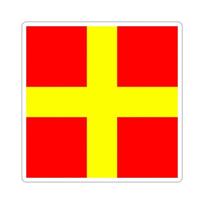 ICS Romeo (International Code of Signals) STICKER Vinyl Die-Cut Decal 2 Inch - The Sticker Space