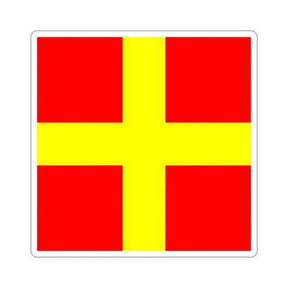 ICS Romeo (International Code of Signals) STICKER Vinyl Die-Cut Decal 3 Inch - The Sticker Space