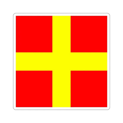 ICS Romeo (International Code of Signals) STICKER Vinyl Die-Cut Decal 3 Inch - The Sticker Space