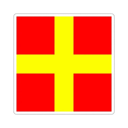 ICS Romeo (International Code of Signals) STICKER Vinyl Die-Cut Decal 5 Inch - The Sticker Space