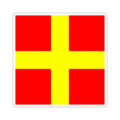 ICS Romeo (International Code of Signals) STICKER Vinyl Die-Cut Decal 6 Inch - The Sticker Space