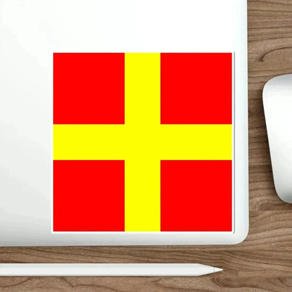ICS Romeo (International Code of Signals) STICKER Vinyl Die-Cut Decal - The Sticker Space