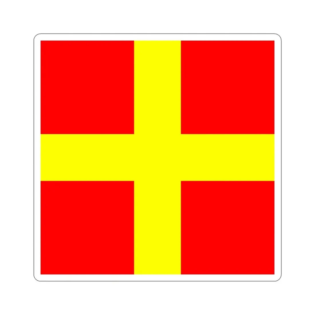 ICS Romeo (International Code of Signals) STICKER Vinyl Die-Cut Decal - The Sticker Space