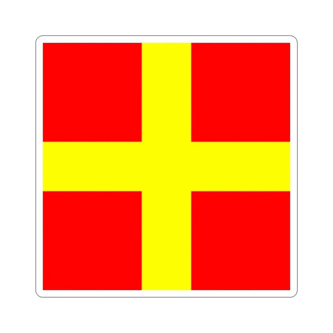 ICS Romeo (International Code of Signals) STICKER Vinyl Die-Cut Decal - The Sticker Space