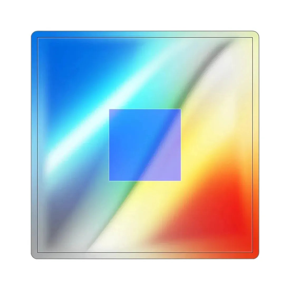 ICS Sierra (International Code of Signals) Holographic STICKER Die-Cut Vinyl Decal - The Sticker Space