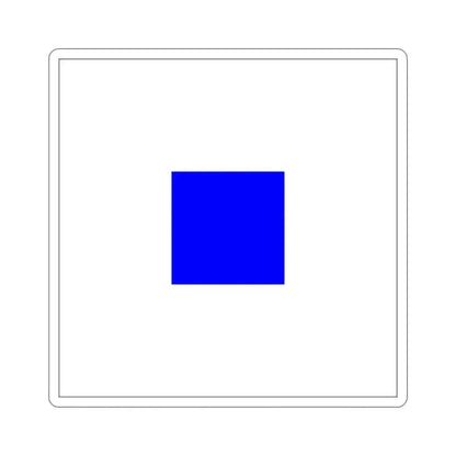 ICS Sierra (International Code of Signals) STICKER Vinyl Die-Cut Decal 2 Inch - The Sticker Space