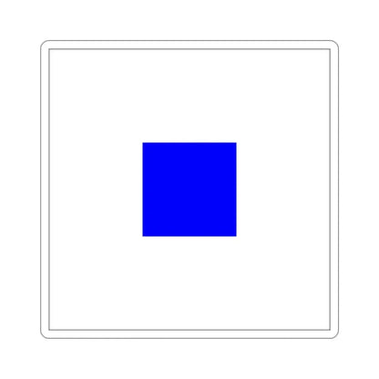 ICS Sierra (International Code of Signals) STICKER Vinyl Die-Cut Decal 2 Inch - The Sticker Space