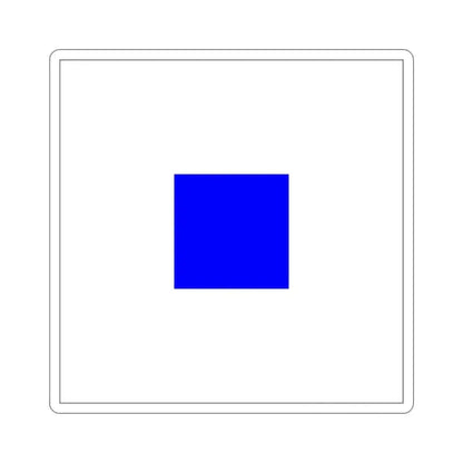 ICS Sierra (International Code of Signals) STICKER Vinyl Die-Cut Decal 3 Inch - The Sticker Space