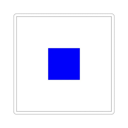 ICS Sierra (International Code of Signals) STICKER Vinyl Die-Cut Decal 3 Inch - The Sticker Space