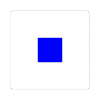 ICS Sierra (International Code of Signals) STICKER Vinyl Die-Cut Decal 5 Inch - The Sticker Space