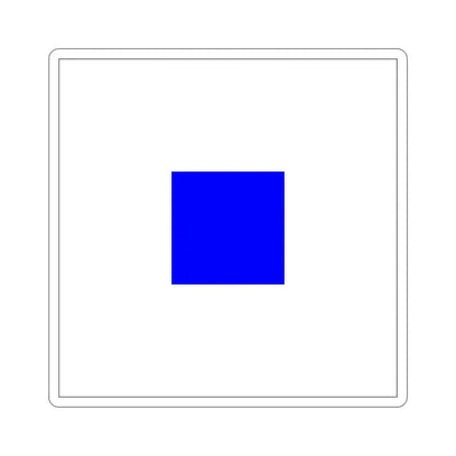 ICS Sierra (International Code of Signals) STICKER Vinyl Die-Cut Decal 5 Inch - The Sticker Space