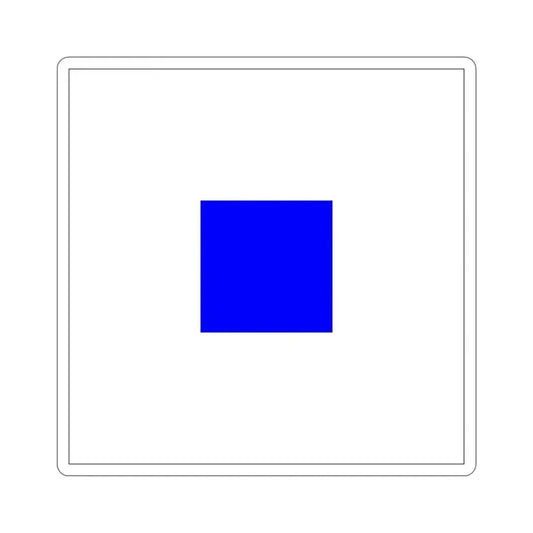 ICS Sierra (International Code of Signals) STICKER Vinyl Die-Cut Decal 6 Inch - The Sticker Space