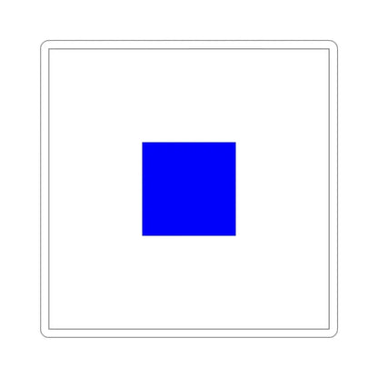 ICS Sierra (International Code of Signals) STICKER Vinyl Die-Cut Decal - The Sticker Space