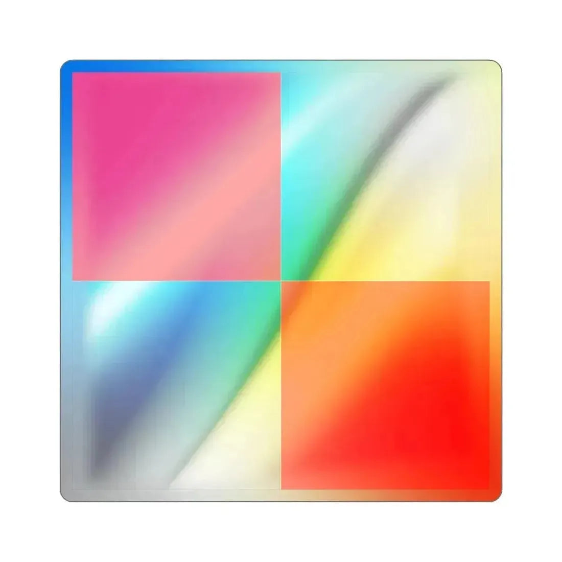 ICS Uniform (International Code of Signals) Holographic STICKER Die-Cut Vinyl Decal 5 Inch - The Sticker Space