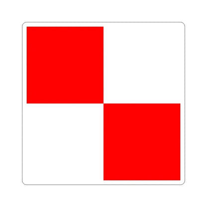 ICS Uniform (International Code of Signals) STICKER Vinyl Die-Cut Decal 2 Inch - The Sticker Space