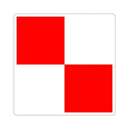 ICS Uniform (International Code of Signals) STICKER Vinyl Die-Cut Decal 5 Inch - The Sticker Space