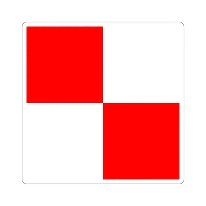 ICS Uniform (International Code of Signals) STICKER Vinyl Die-Cut Decal 6 Inch - The Sticker Space