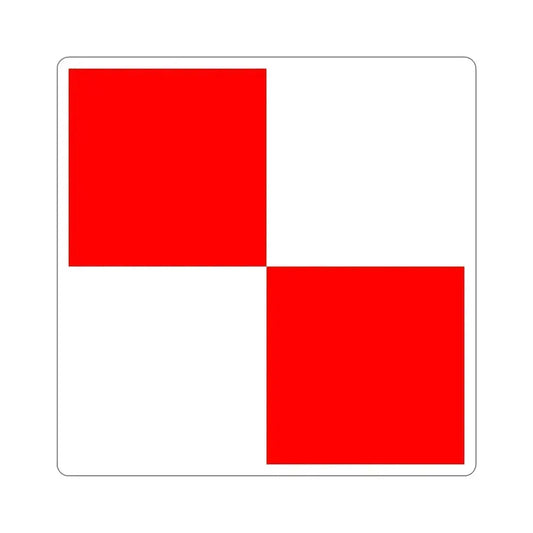 ICS Uniform (International Code of Signals) STICKER Vinyl Die-Cut Decal 6 Inch - The Sticker Space