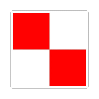 ICS Uniform (International Code of Signals) STICKER Vinyl Die-Cut Decal 6 Inch - The Sticker Space