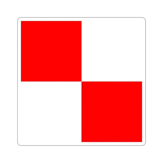 ICS Uniform (International Code of Signals) STICKER Vinyl Die-Cut Decal 6 Inch - The Sticker Space