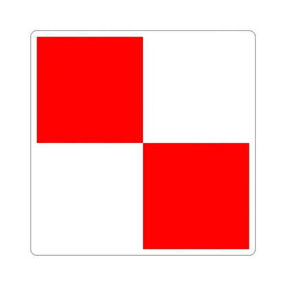 ICS Uniform (International Code of Signals) STICKER Vinyl Die-Cut Decal - The Sticker Space