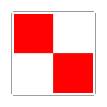 ICS Uniform (International Code of Signals) STICKER Vinyl Die-Cut Decal - The Sticker Space