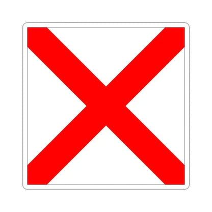 ICS Victor (International Code of Signals) STICKER Vinyl Die-Cut Decal 2 Inch - The Sticker Space