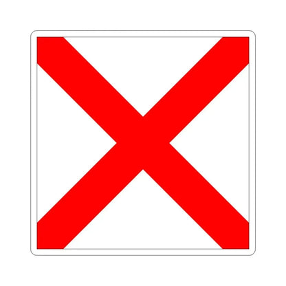 ICS Victor (International Code of Signals) STICKER Vinyl Die-Cut Decal 3 Inch - The Sticker Space