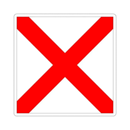 ICS Victor (International Code of Signals) STICKER Vinyl Die-Cut Decal 5 Inch - The Sticker Space