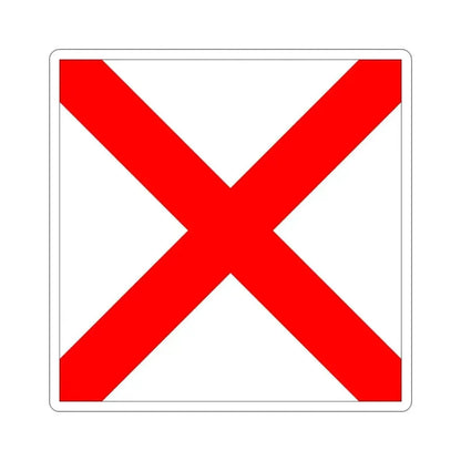 ICS Victor (International Code of Signals) STICKER Vinyl Die-Cut Decal 5 Inch - The Sticker Space