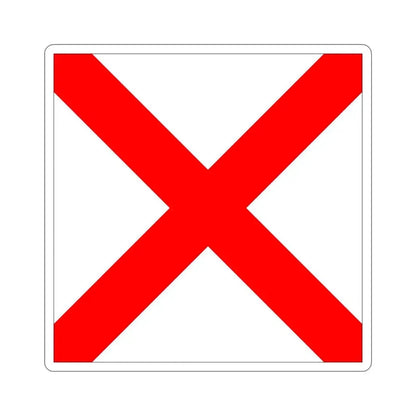 ICS Victor (International Code of Signals) STICKER Vinyl Die-Cut Decal 6 Inch - The Sticker Space