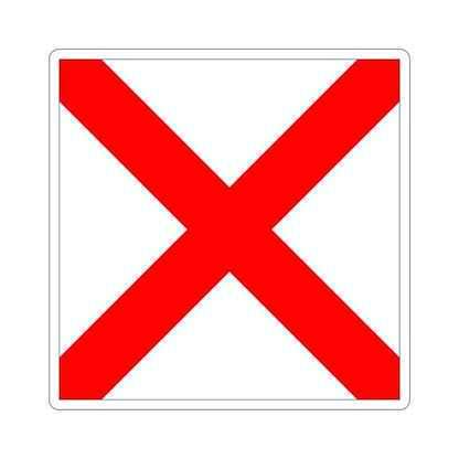ICS Victor (International Code of Signals) STICKER Vinyl Die-Cut Decal - The Sticker Space