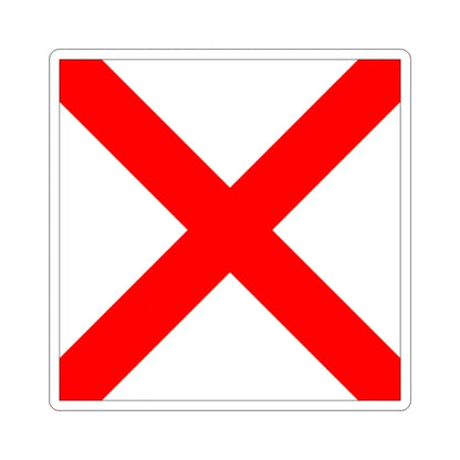 ICS Victor (International Code of Signals) STICKER Vinyl Die-Cut Decal - The Sticker Space