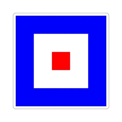 ICS Whiskey (International Code of Signals) STICKER Vinyl Die-Cut Decal 2 Inch - The Sticker Space