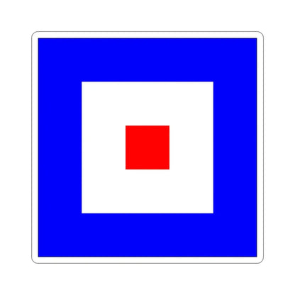 ICS Whiskey (International Code of Signals) STICKER Vinyl Die-Cut Decal - The Sticker Space