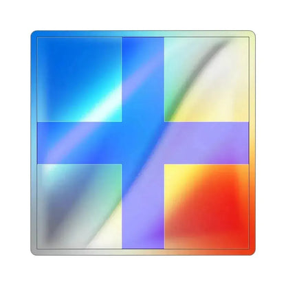 ICS X-ray (International Code of Signals) Holographic STICKER Die-Cut Vinyl Decal 3 Inch - The Sticker Space