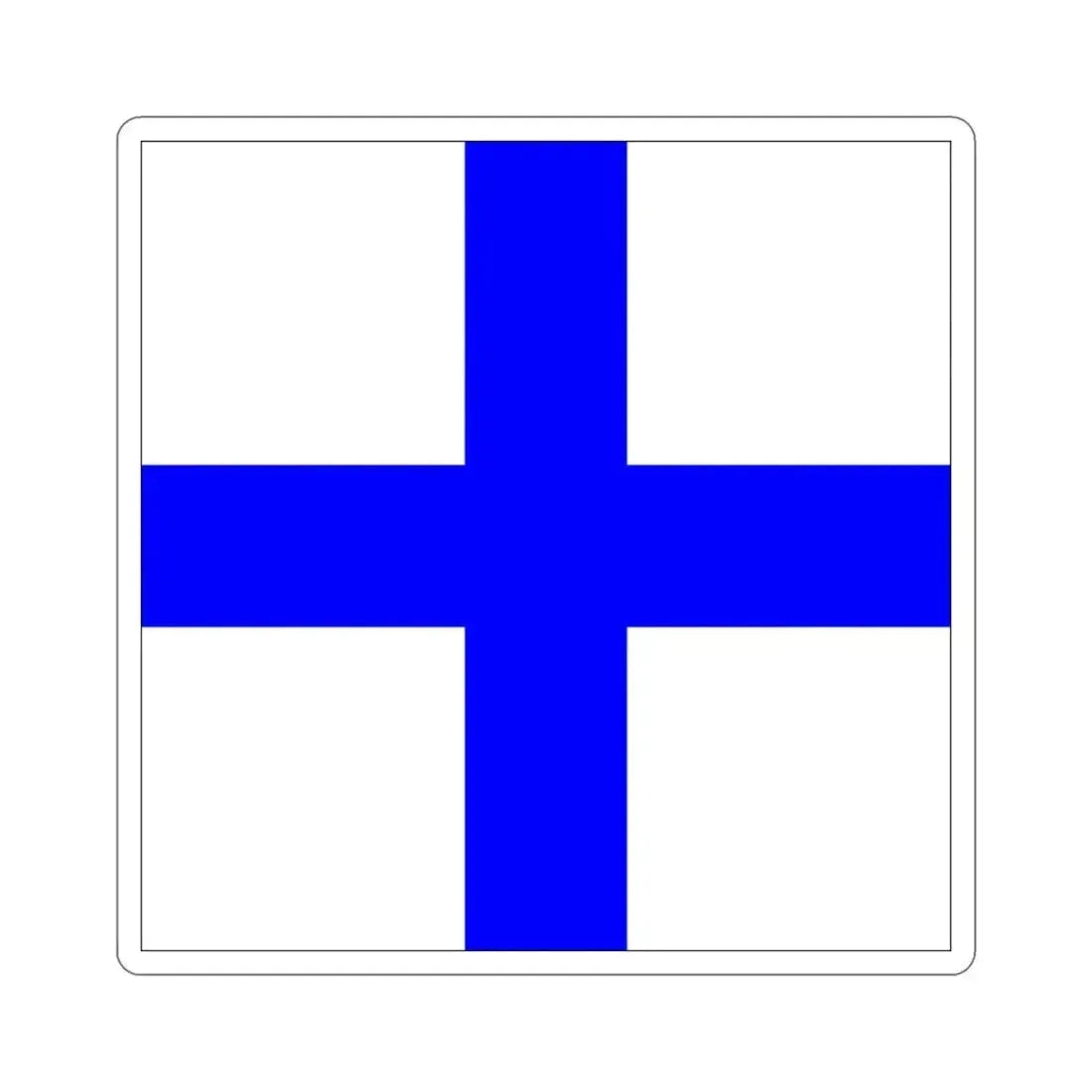 ICS X-ray (International Code of Signals) STICKER Vinyl Die-Cut Decal 4 Inch - The Sticker Space