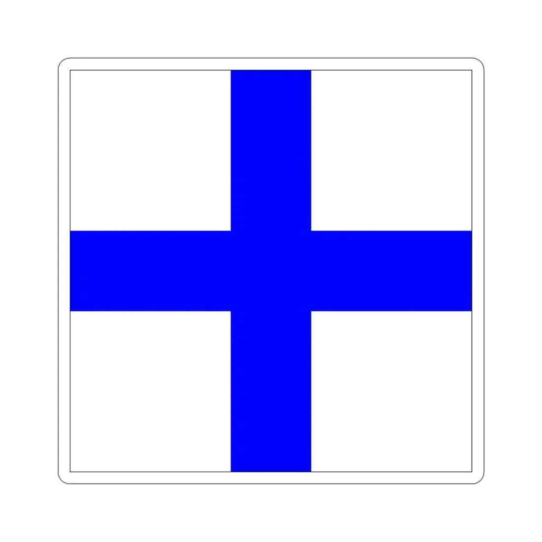 ICS X-ray (International Code of Signals) STICKER Vinyl Die-Cut Decal - The Sticker Space