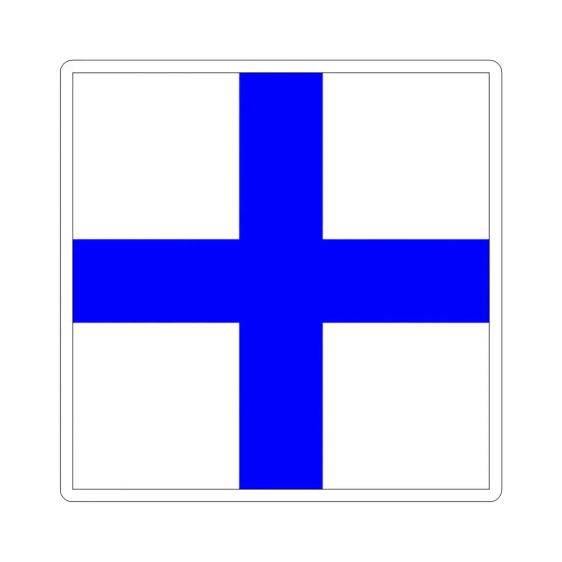 ICS X-ray (International Code of Signals) STICKER Vinyl Die-Cut Decal - The Sticker Space