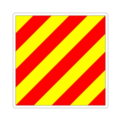 ICS Yankee (International Code of Signals) STICKER Vinyl Die-Cut Decal 2 Inch - The Sticker Space