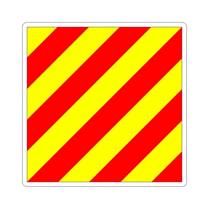 ICS Yankee (International Code of Signals) STICKER Vinyl Die-Cut Decal 3 Inch - The Sticker Space