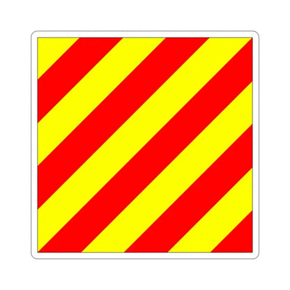 ICS Yankee (International Code of Signals) STICKER Vinyl Die-Cut Decal 3 Inch - The Sticker Space
