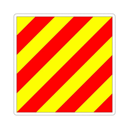 ICS Yankee (International Code of Signals) STICKER Vinyl Die-Cut Decal 4 Inch - The Sticker Space