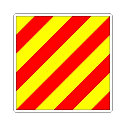 ICS Yankee (International Code of Signals) STICKER Vinyl Die-Cut Decal 5 Inch - The Sticker Space